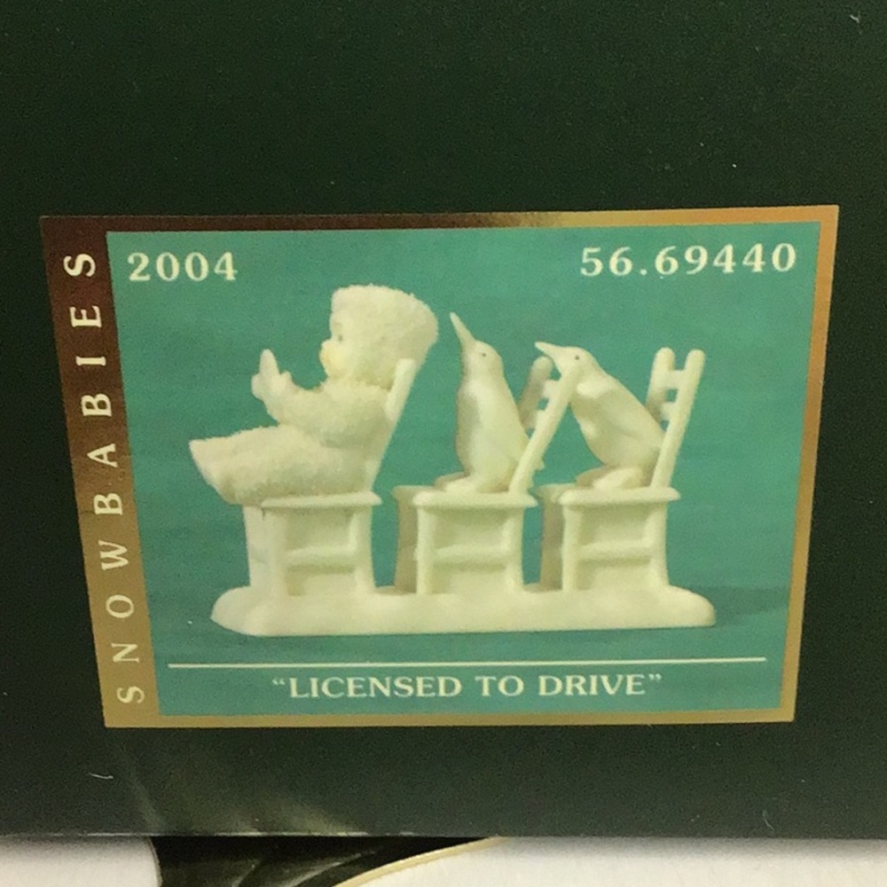 DEPARTMENT 56 SNOWBABIES LICENSED TO DRIVE - Picture 12 of 16